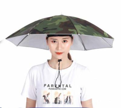 China Minimalist 77CM x 7 Ribs Umbrella Cap Hands Free Umbrella Head For Adults And Kids TSU03B for sale