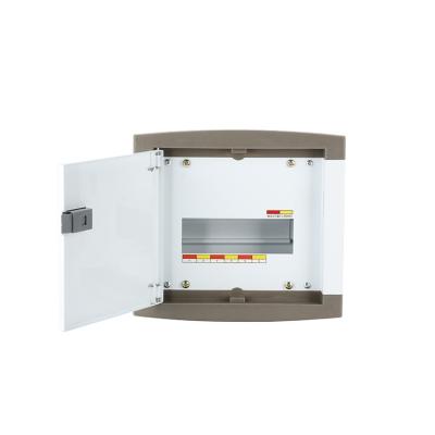 China 2022 New Design Sheet Steel Electrical Distribution Box Single Phase Din Rail Type Box for sale