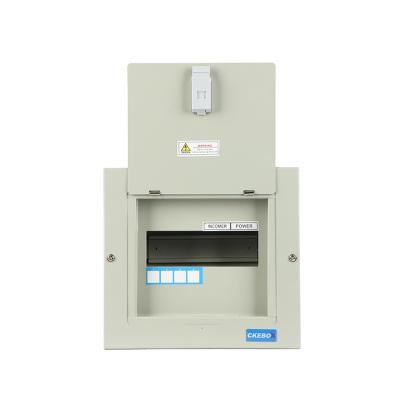 China Chaoke factory direct sale single phase separation din rail type distribution sheet steel box for sale