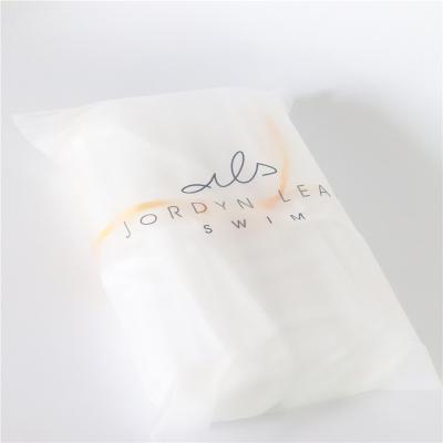 China BIODEGRADABLE PVC Custom Zipper Opp Clothing Tote Bag With Your Logo, Zip Lock Packing Plastic Garment Bag for sale