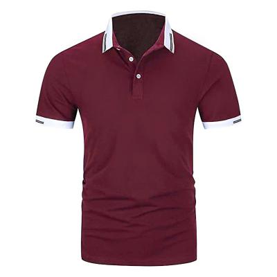 China Wholesale Anti-wrinkle Ice Silk Fabric Multiple Colors Outdoor Men's Polo Shirt Short Sleeve Optional for sale