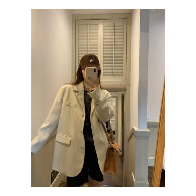 China Anti-wrinkle Autumn New Versatile Fashion Loose plus size temperament suit casual coat the retro for sale