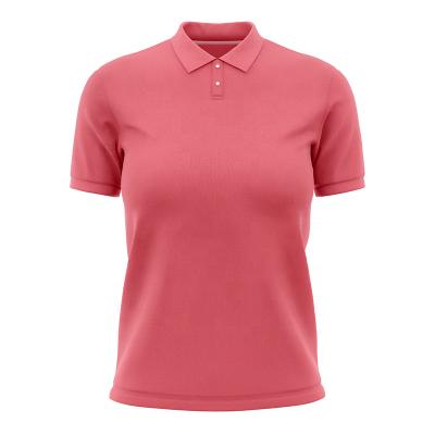 China Anti-Wrinkle Business T-shirts Women's Polo Shirts Custom Logo Short Sleeve Shirts for sale