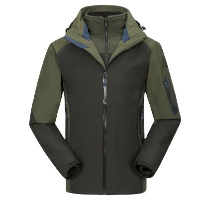 China Taslon Breathable Waterproof Outdoor Jacket Men Multicolor Inner Nylon Fabric Cotton Bottom Waterproof Jacket for sale