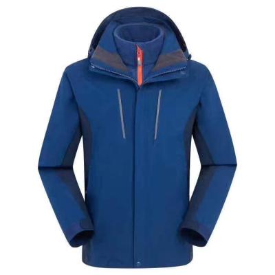 China 8000/breathable raincoat 5000 plus size 100% nylon down jacket 8000 liner stand collar winter men outdoor raincoats for sale