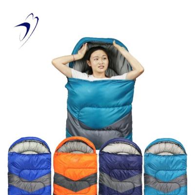 China Envelope Type Outdoor Travel 3 Season Polyester Envelope Sleeping Bag For Camping for sale