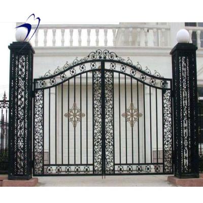 China Modern design /basic track color door iron gate designs for home for sale