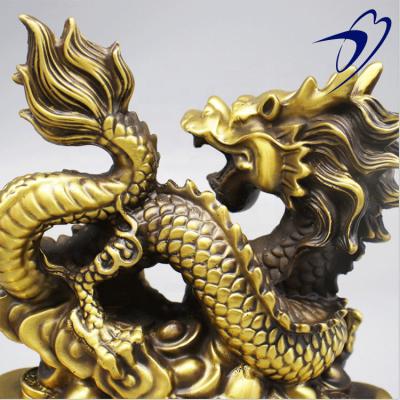 China Popular China Feang Shui Metal Chinese Golden Brass Statue for sale