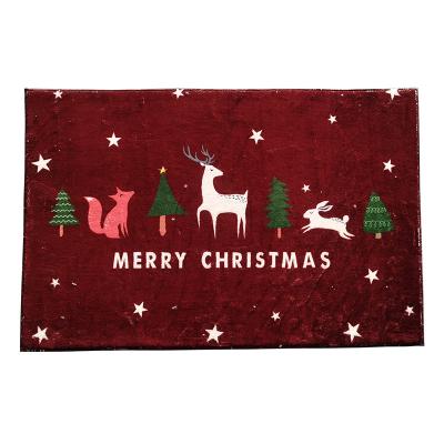 China Eco-friendly.anti-slip.fireproof Soft Washable Home Decoration Modern Christmas 3d Printed Area Rugs Blankets for sale