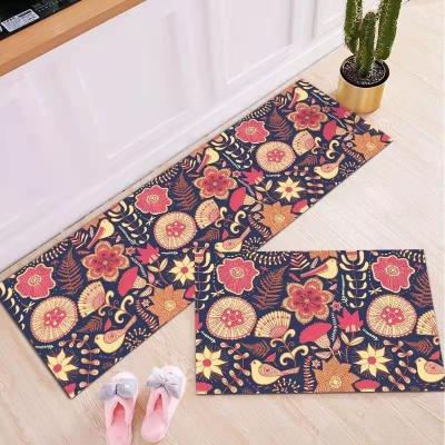 China Kitchen Washable Cover Set 2 Piece Floor Mats Set Comfort Heavy Duty Kitchen Holding Mats Covers Waterproof Non Slip Kitchen and Runner Set for sale