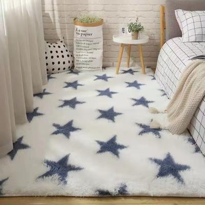 China Home Decor Anti-Slip 4X5.3 Feet Floor Indoor Living Room Rug For Kids Boys Dorm Shag Fuzzy Soft Carpet Plush Bedside Rug for sale