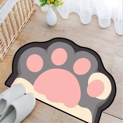 China Washable Customized 3d Print Area Rugs For Living Room Crystal Funny Animal Door Mats Fashion Cartoon Kids Shape Special Floor Mat Rug for sale