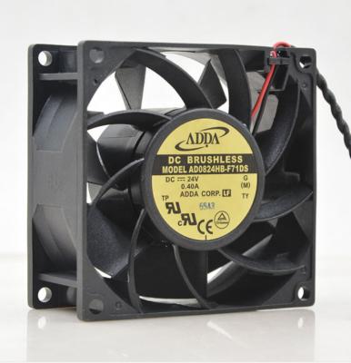 China Hotels 8cm 8038 24V 0.40A AD0824HB-F71DS Inverter Large Air Volume Fan for sale