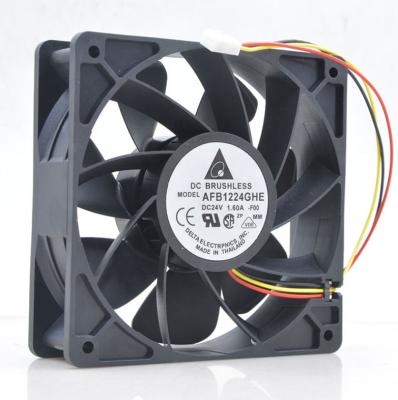 China AFB1224GHE Hotels AC DC 240V 0.12A 120*120*38mm Server Fan for sale