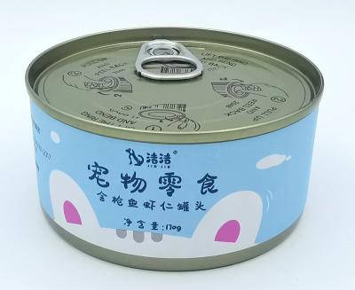 China OEM Sustainable Wet Canned Pet Food Canned White Tuna With Shrimp Cat Food Classic Pets Pet Food for sale