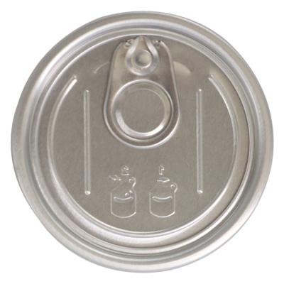 China Non Flip 211# Aluminum Easy Open End EOE Aluminum Easy Open Lid For Metal Cans for sale