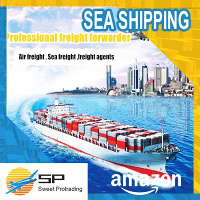 China From China To Europe 20Ft/40Ft Ship Container Prace Freight Amazon FBA Hot Selling Ocean Freight Forwarder for sale