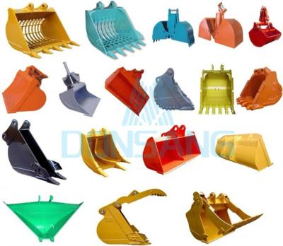 China 30T 40T Excavator Crusher Bucket Rock Jaw Crusher Bucket Blue Yellow for sale