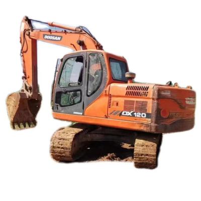 Chine 95KW a utilisé les excavatrices hydrauliques Doosan DX120 de chenille de machines lourdes à vendre