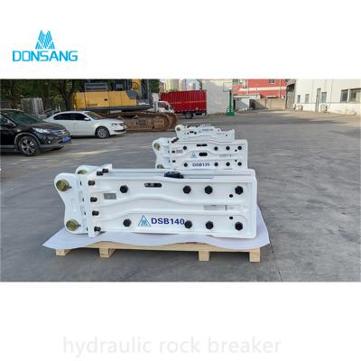 China 175Mm Hydraulic Crushing Hammer For 45 Ton Excavator House Demolition And Mining for sale