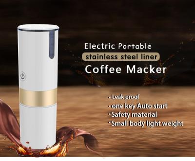 China Food Grade Espresso K-Cups Portable Electric Coffee Maker for Car USB Charging for sale