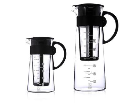 China 650ml /900ml PORTABLE Glass Cold Brew Coffee Maker for Home and Kitchen for sale