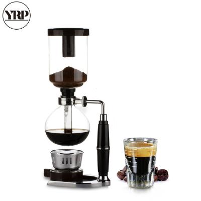 China YRP Japanese Style Siphon Viable Glass Coffee Maker with 3 or 5 Cups for Espresso for sale