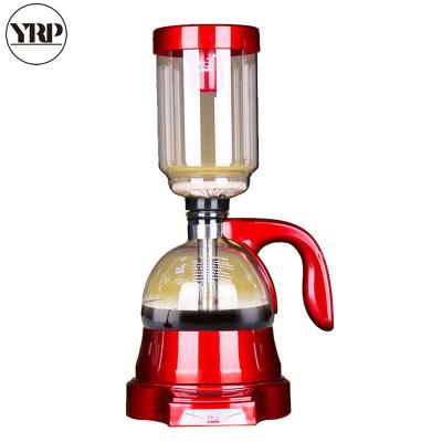 China YRP Japanese Style Portable Electric Coffee Siphon Maker 3 Cups Siphon Pot Household Vacuum Filter Coffee Maker Percolator Glass Tools for sale