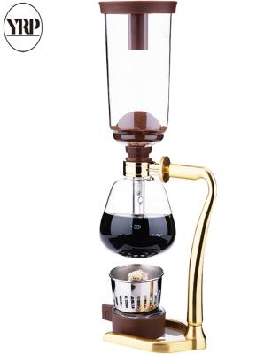 China Viable Home Glass Siphon Jar Manual Coffee Siphon Coffee Set, High Temperature Glass With Alcohol Lamp For Five People for sale