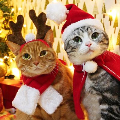 China Amazon Wholesale Pet Christmas Coat Hat Holiday Suit Viable High Quality Dog Camouflage Christmas Clothes Pet Clothes for sale