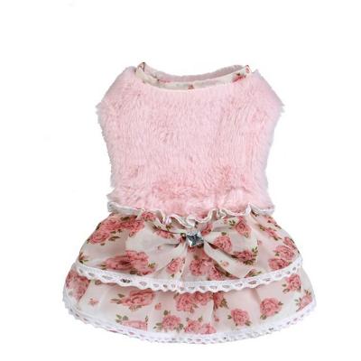 China Sustainable Pet Jewel Skirt Petsinn Pet Supplies Dog Knitted Dress Polyester With Tutu Skirt Dog Clothes For Dog for sale