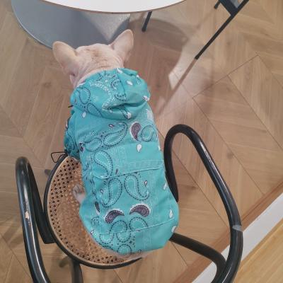 China Viable pink and cyan camouflage blazer trend style pet clothes beauty waterproof pet clothing for pet for sale