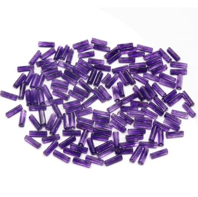 China Europe Natural Amethyst Bead Crystals Healing Stones Crystal Therapy Necklace Healing Crystals Triangular Beads for sale