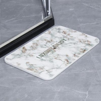 China China Water Absorption Ultrastrong Viable Quick Drying Diatom Bath Mat Set for sale