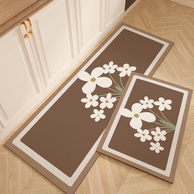 China Washable Cushioned Waterproof Non Slip Anti-fatigue PU Leather Kitchen Mats And Covers for sale