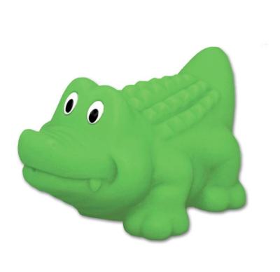 China Plastic Squeaky Toy MODEL Toy Squirt Stress Vinyl Bath Toy Buddy Alligator Shape Water Spray for sale