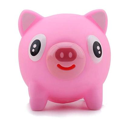 China TOY Pig Sticking Tongue Out Toy Shooting Squeeze Toy Stress Relief Spitting Vinyl MODEL Toy for sale