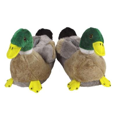 China Custom Animal Slippers Fluffy Stuffed Duck Ducks Lightweight Warm Winter for sale