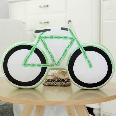 China Decor Stuffed Custom Print Plush Toys Bike Bike Shape Tile for sale