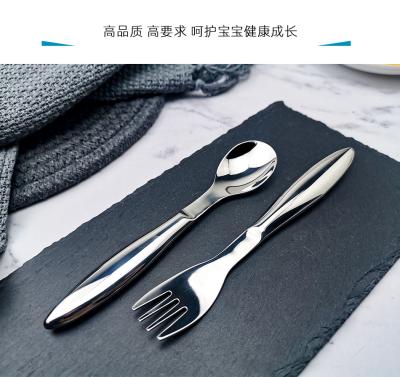 China Sustainable Wholesale Reusable Eco Friendly Stainless Steel Knife Fork Spoon Set for sale