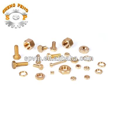 China Low MOQ Brass Fasteners Nuts Brass Bolts Minifix Fastener for sale