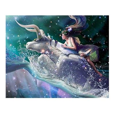 China Modern 5d Diamond Painting Full Drill Diamond Embroidery Home Decor Wall Art Stitch Drill Picture Constellation Series Taurus for sale