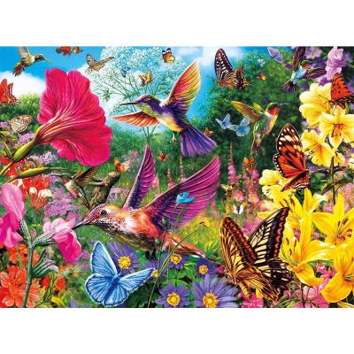 China Full Drill Modern Diamond Embroidery Rhinestones Home Decor Mosaic Gift 5d Diamond Painting Bird Flower and Butterfly for sale