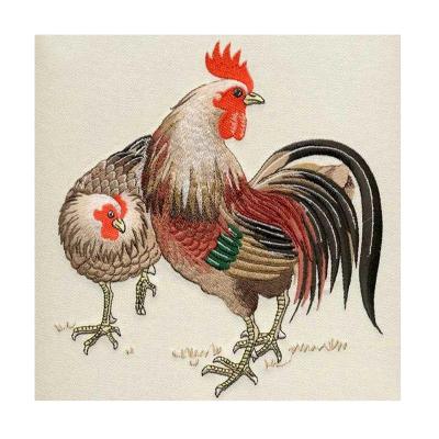 China Full Drill 5d Diy Diamond Painting Art Wall The Roosters Eat Rice Stitch Modern Diamond Embroidery Handmade Mosaic Cross for sale