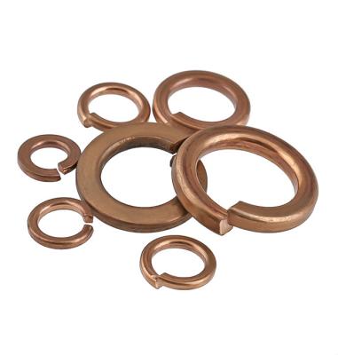 China Zhuoqi GB93 Copper Spring Washer Electronic Bronze Round Spring Washer for sale