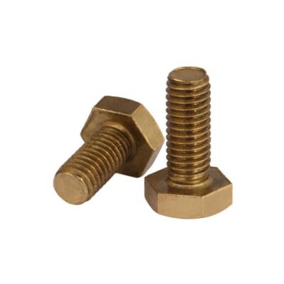 China Zhuoqi Electronic Copper Screws Copper Hexagon Bolts Brass Hexagon Screws Brass Bolts for sale