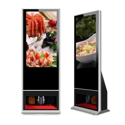 China Advertising Display / Best Shoe Shine Commercial Online 43 Inch Digital Lcd Indoor Standing Advertising Machine for sale