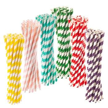 China High Quality High Durability Drinking Durable Paper Juice Straws for sale