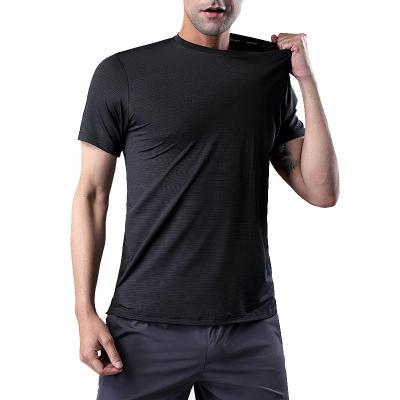 China High Quality Fashionable Men's Quick Drying Breathable Running Fitness Sports T-shirt Clothes Summer Thin Casual Loose Breathable for sale