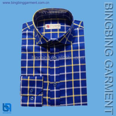 China Anti-pilling 2018 new design slim fit men fashion shirts for sale